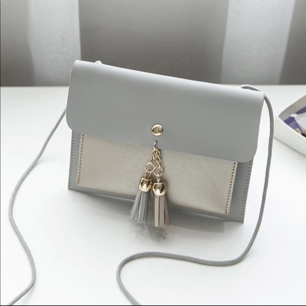 Silver and gold Small satchel